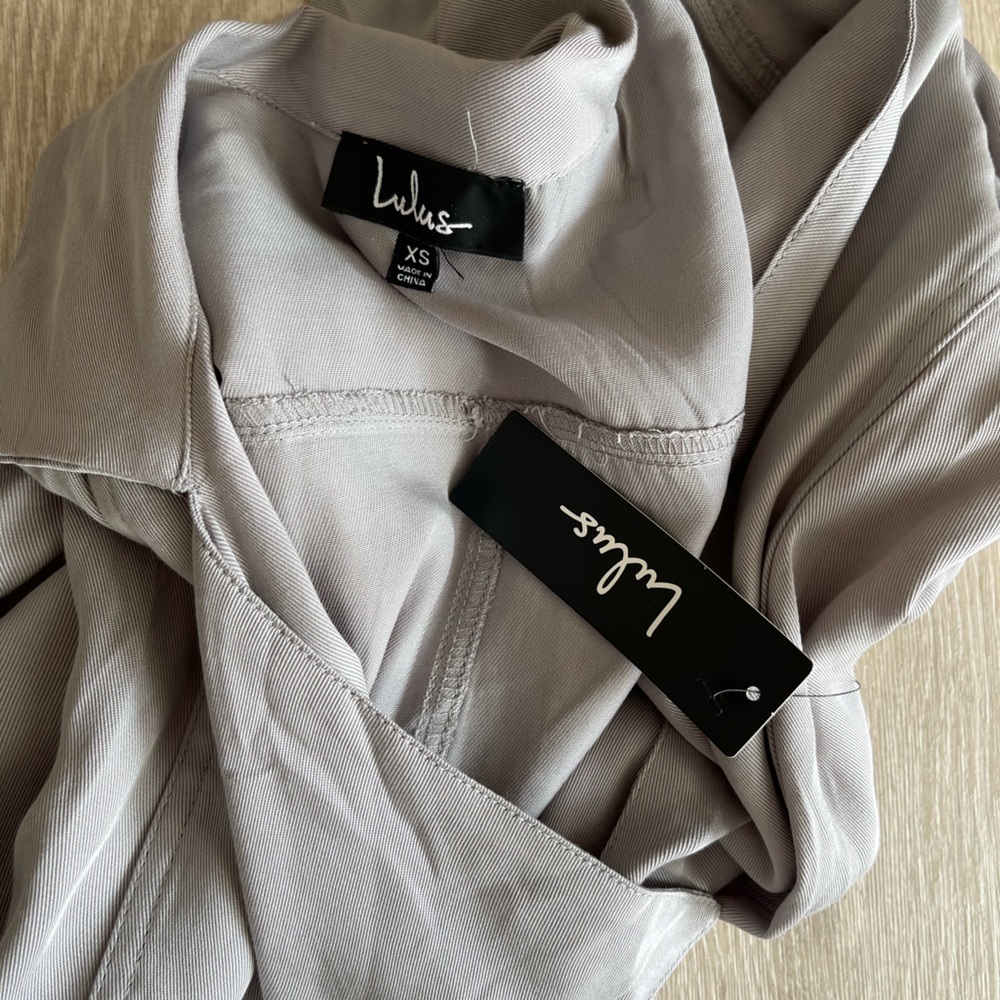 Light Grey Oversized Jacket - Picture 6 of 6